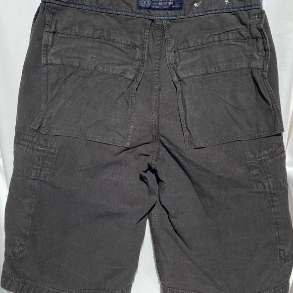 Pre- Owned Gently Worn American Eagle Longboard Men’s 26 Cargo Shorts Grey - Picture 6 of 11